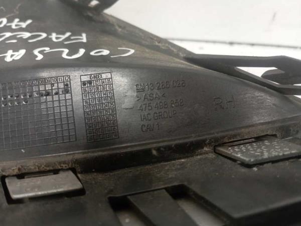 PARECHOC GRILLE PRISE D'AIR DROIT OPEL CORSA D - Vue 2